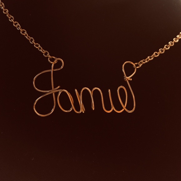 Personalized Monogram Name Necklace Custom - Picture 4 of 8
